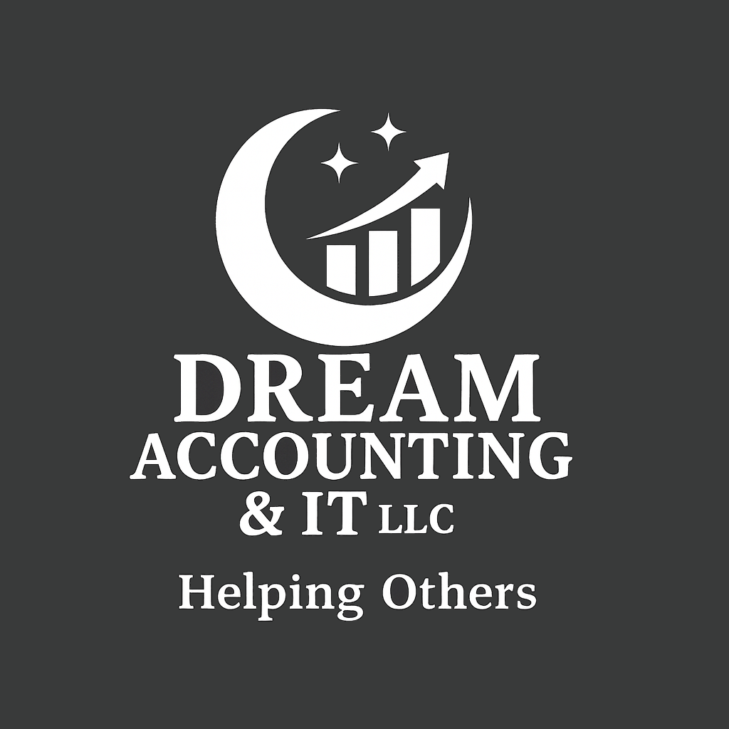 Dream Accounting & IT logo with tagline